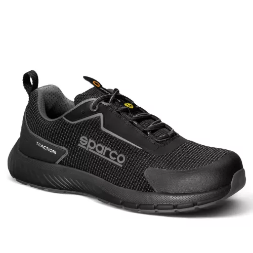 Sparco Traction Fuji S1PS ESD Munkavédelmi Cipő Fekete