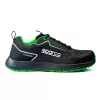 Sparco Traction Sanyo S1PS ESD Munkavédelmi Cipő Fekete/Zöld