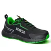 Sparco Traction Sanyo S1PS ESD Munkavédelmi Cipő Fekete/Zöld