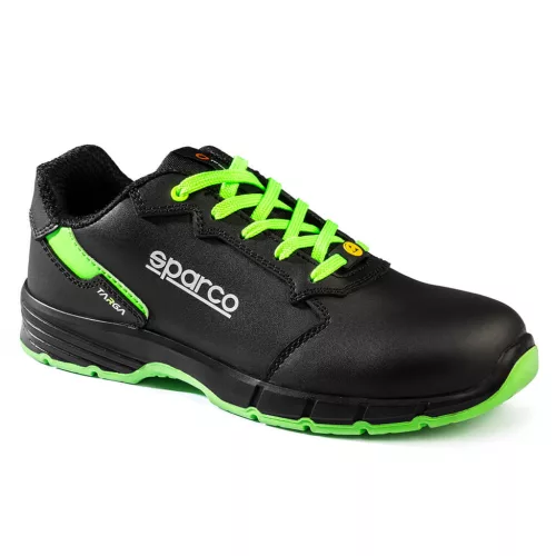 Sparco Targa Arturo S3S ESD Fekete/Zöld Munkavédelmi Cipő - 36