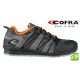Cofra Fluent S1P Szellőző Munkavédelmi Sportcipő fekete-narancs