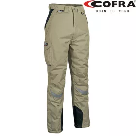 Cofra Frozen Téli Bélelt Munkásnadrág Khaki/Fekete