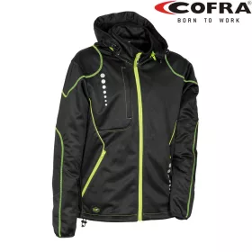 Cofra Jacuzia Softshell Dzseki Fekete/Lime
