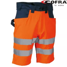   Cofra Turmero Láthatósági Rövidnadrág HV Narancs/Sötétkék