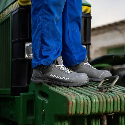 Dunlop Matt Grey S3 ESD Szürke Munkavédelmi Cipő - 39