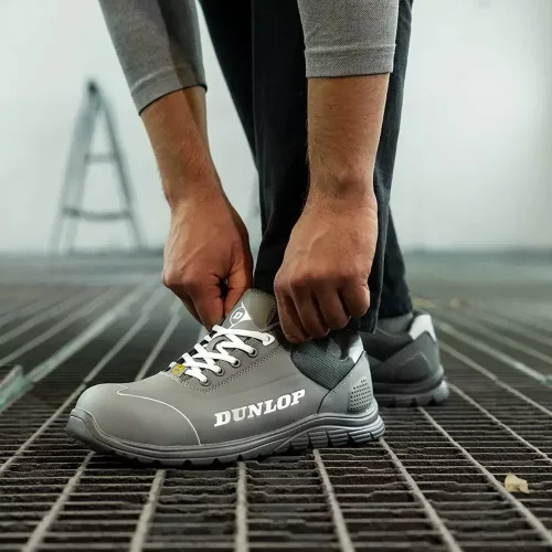 Dunlop Matt Grey S3 ESD Szürke Munkavédelmi Cipő - 39