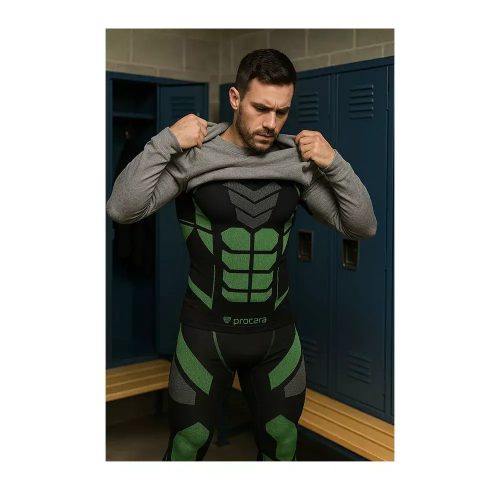 Procera Iceland Zöld Termoaktív Aláöltöző Felső - M