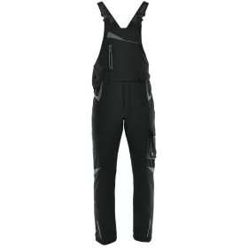   Sara Comfort Winter Bélelt Téli Softshell Kantáros nadrág Fekete/Szürke