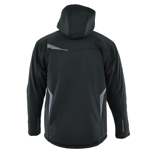 Sara Comfort Winter Bélelt Softshell Munkás kabát Fekete/Szürke - S