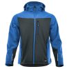 Sara Comfort Plus Softshell Kabát Sötétszürke/Égkék - S