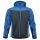 Sara Comfort Plus Softshell Kabát Sötétszürke/Égkék - M