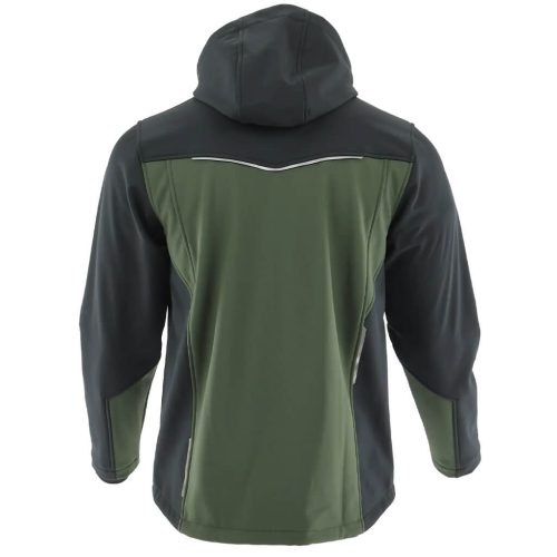 Sara Comfort Plus Softshell Kabát Zöld/Fekete