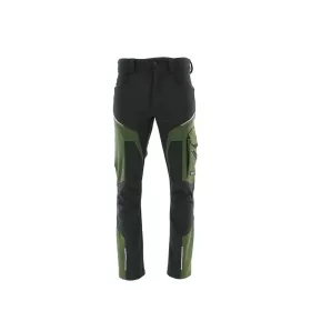   Sara Comfort Winter Bélelt Softshell Munkásnadrág Fekete/Zöld