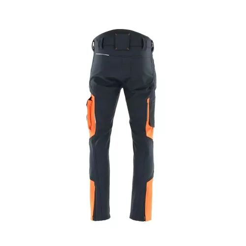 Sara Comfort Winter Bélelt Softshell Munkásnadrág Szürke/Narancssárga