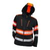 Urgent 931 Fekete Softshell Láthatósági kabát