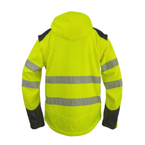Urgent 981 Softshell HV Sárga Láthatósági Kabát - M