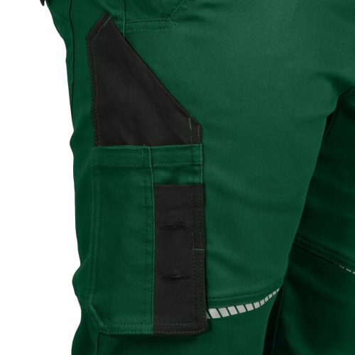 Leib Flex Rugalmas Zöld/Fekete Munkásnadrág - 64