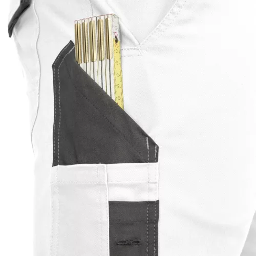 Leib Flex Rugalmas Fehér/Szürke Munkásnadrág