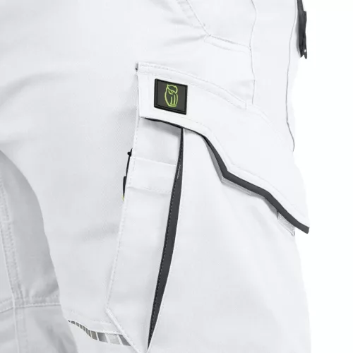 Leib Flex Rugalmas Fehér/Szürke Munkásnadrág