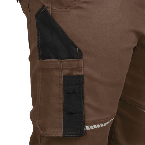 Leib Flex Rugalmas Barna/Fekete Munkásnadrág