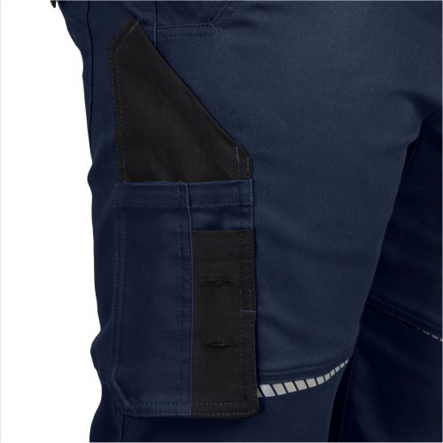 Leib Flex Rugalmas Sötétkék/Fekete Munkásnadrág - 42