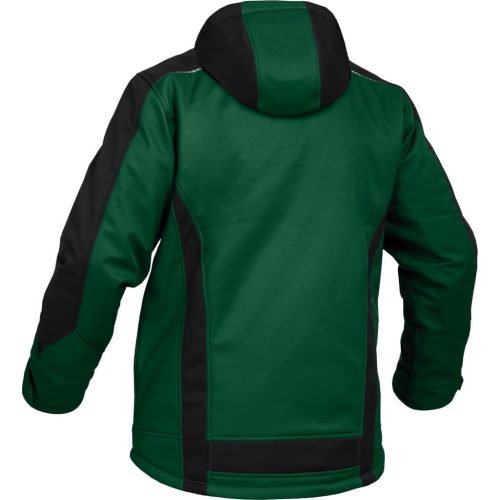 Leib Flex Zöld/Fekete Hőtükrös Téli Softshell Kabát - 6XL