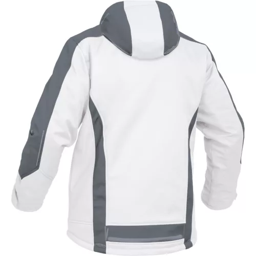 Leib Flex Fehér/Szürke Hőtükrös Téli Softshell Kabát