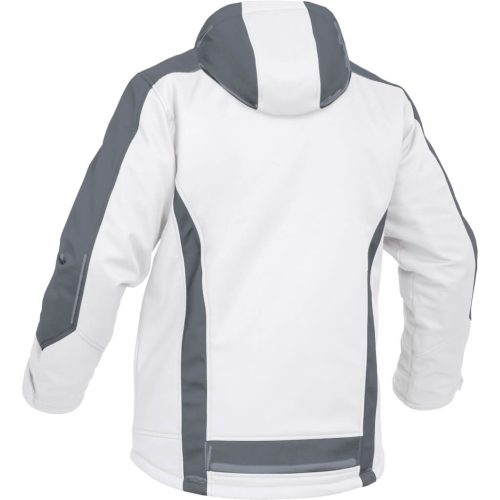 Leib Flex Fehér/Szürke Hőtükrös Téli Softshell Kabát - S