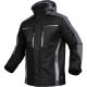 Leib Flex Fekete/Szürke Hőtükrös Téli Softshell Kabát - 5XL