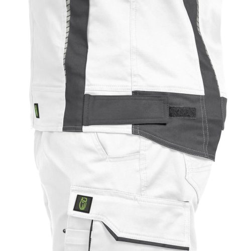 Leib Flex Rugalmas Fehér/Szürke Munkavédelmi kabát - S