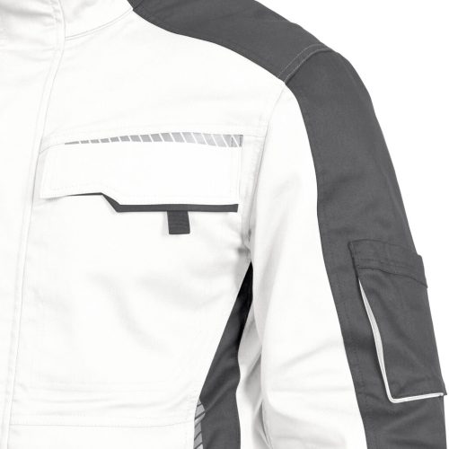 Leib Flex Rugalmas Fehér/Szürke Munkavédelmi kabát - S