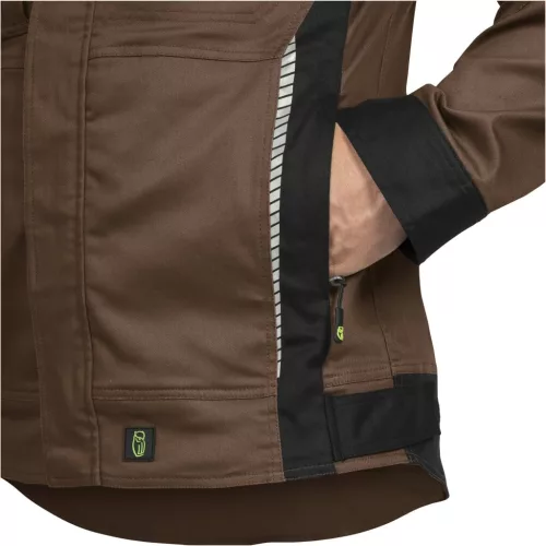 Leib Flex Rugalmas Barna Munkavédelmi kabát - 2XL