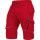 Leib Flex Rugalmas Piros/Fekete Munkás rövidnadrág