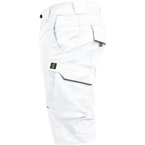 Leib Flex Rugalmas Fehér/Szürke Munkás rövidnadrág