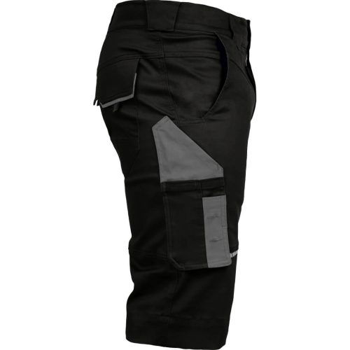 Leib Flex Rugalmas Fekete/Szürke Munkás rövidnadrág - 42