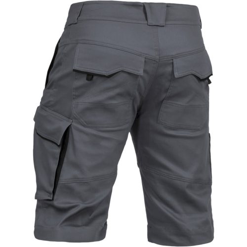 Leib Flex Rugalmas Szürke/Fekete Munkás rövidnadrág