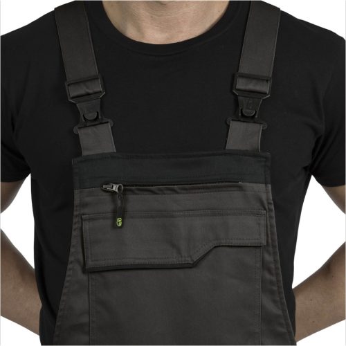 Leib Flex Rugalmas Antracit/Fekete Kantáros nadrág - 42