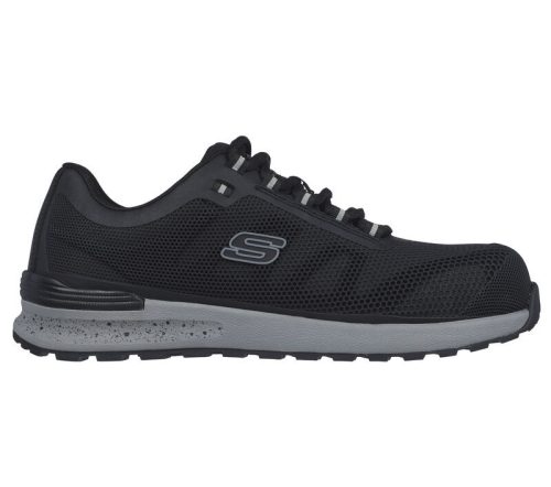 Skechers Bulkin-Bragoo S1P ESD Fekete Munkavédelmi cipő