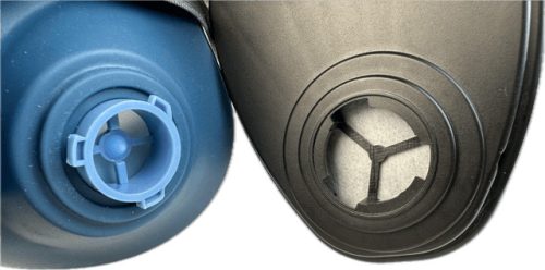 OXYLINE OXYPRO X7 szilikonos szűrő félálarc - M