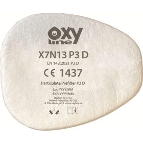 OXYLINE P3 D Előszűrő betét - 4db/csom