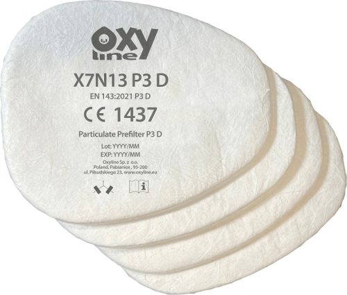 OXYLINE P3 D Előszűrő betét - 4db/csom