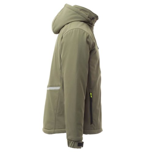 Payper Creek Pad Téli Bélelt Softshell Kabát Katonai Zöld - XXS
