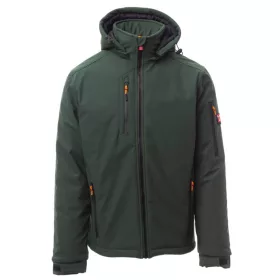 Payper Creek Pad Téli Bélelt Softshell Kabát Erdőzöld