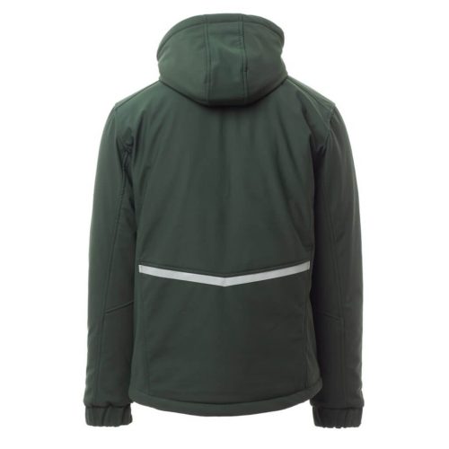 Payper Creek Pad Téli Bélelt Softshell Kabát Erdőzöld