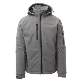 Payper Creek Pad Téli Bélelt Softshell Kabát Szürke