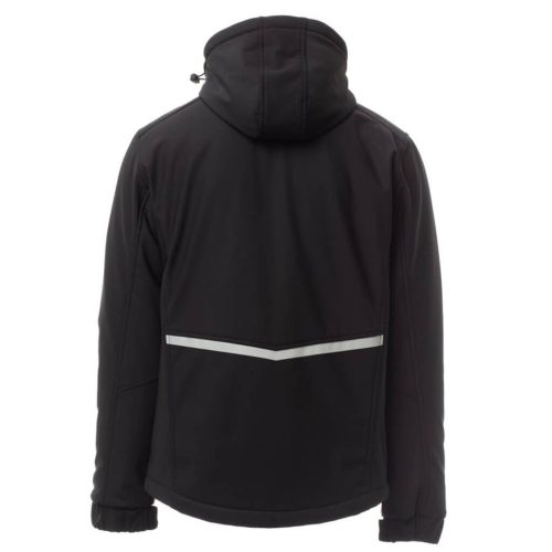 Payper Creek Pad Téli Bélelt Softshell Kabát Fekete