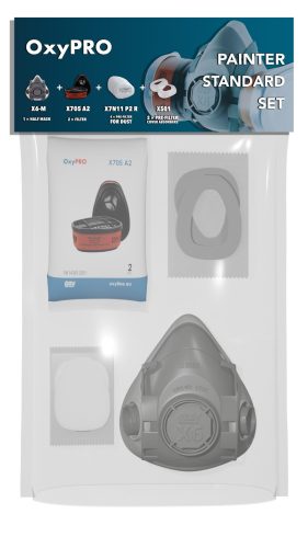 OXYPRO Légzésvédő - Festő 5 részes alapkészlet